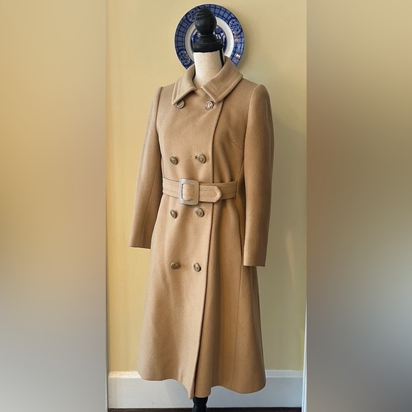 Vintage Jackets & Blazers - Crawfton for Hadley’s | Vintage 1960s Camel Long Dress Coat